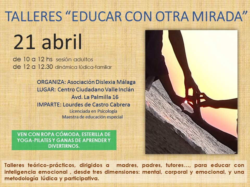 TALLER «EDUCAR CON OTRA MIRADA» (mensual)